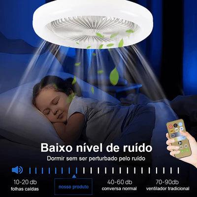 Luminária LED com Ventilador - LedMax Pro - Bil Desconto