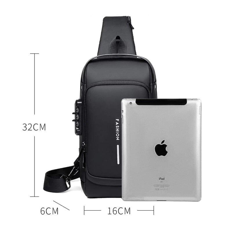 Bolsa Slim Bag™ - Mochila Anti-Furto com Senha USB - Bil Desconto