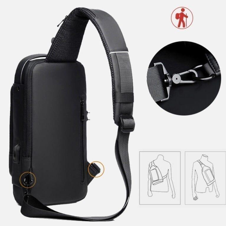 Bolsa Slim Bag™ - Mochila Anti-Furto com Senha USB - Bil Desconto