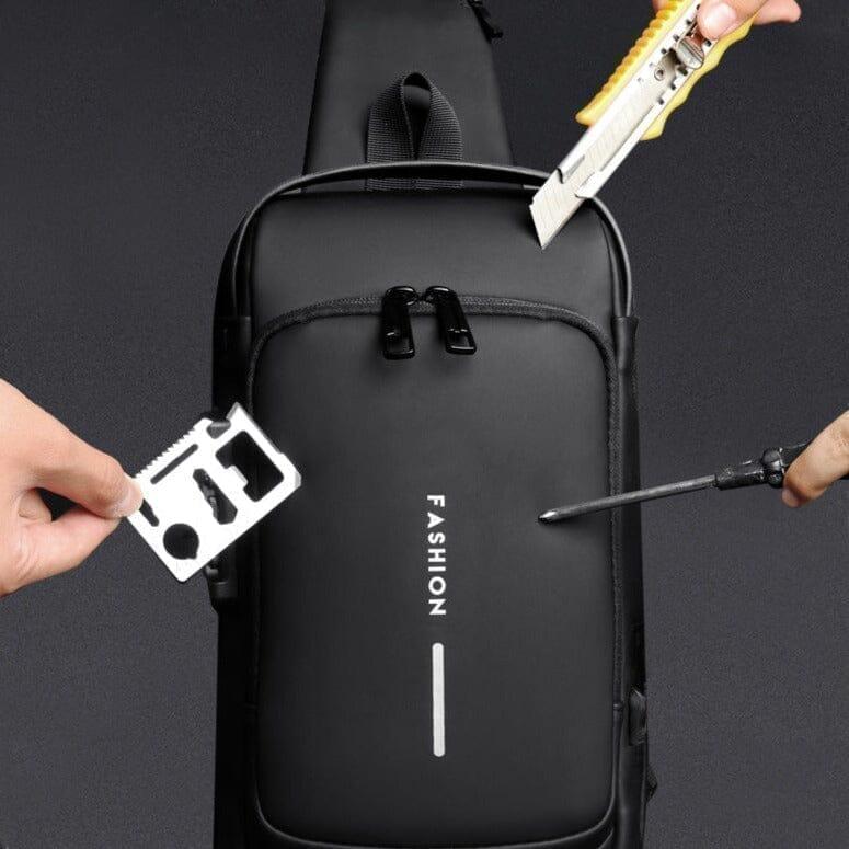 Bolsa Slim Bag™ - Mochila Anti-Furto com Senha USB - Bil Desconto